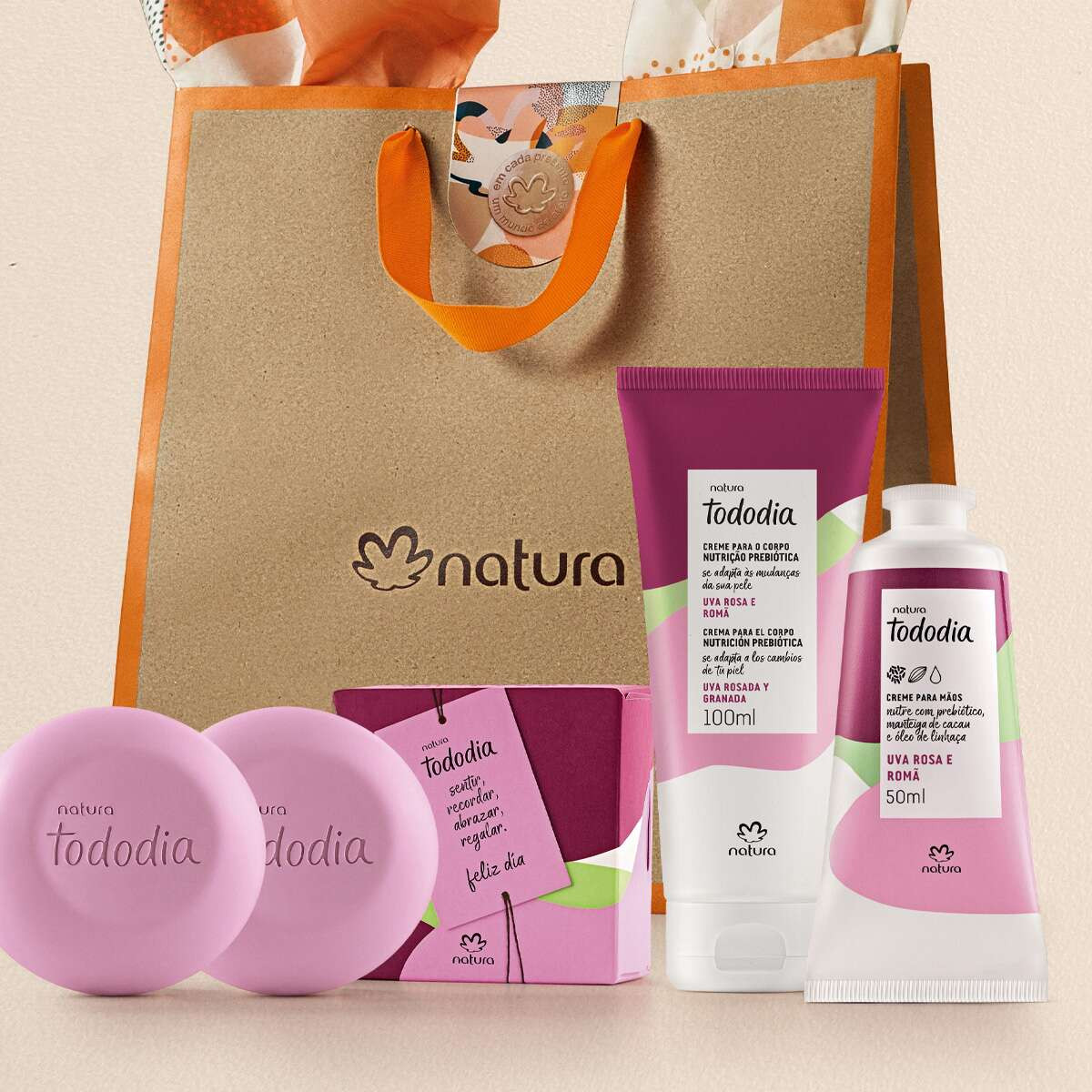 Presente Natura Tododia Uva Rosa e Romã | Natura BR