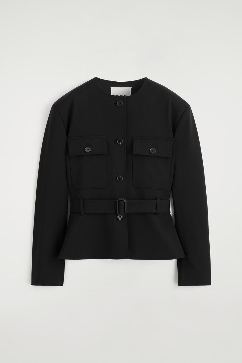 Belted Peplum Jacket | COS (US)