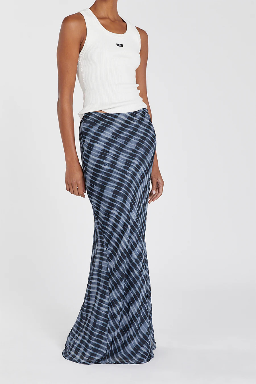 EMMI SLIP MIDI SKIRT | DISSH