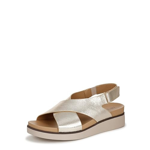 LifeStride Womens Georgina Sandal Platino Gold 9.5 W | Amazon (US)