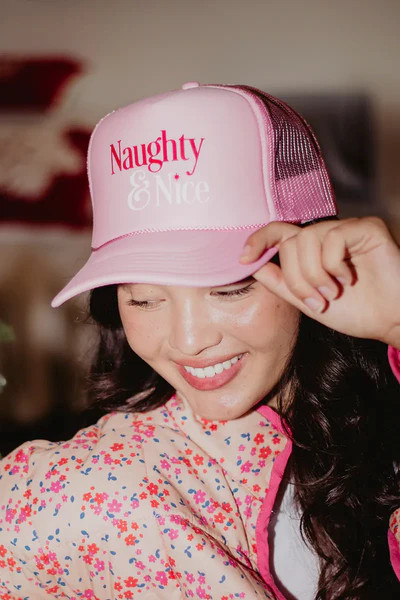 Naughty & Nice Foam Trucker Women's Hat | Katydid