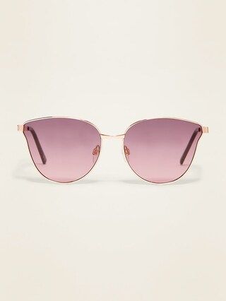 Wire-Frame Cat-Eye Sunglasses for Women | Old Navy (US)