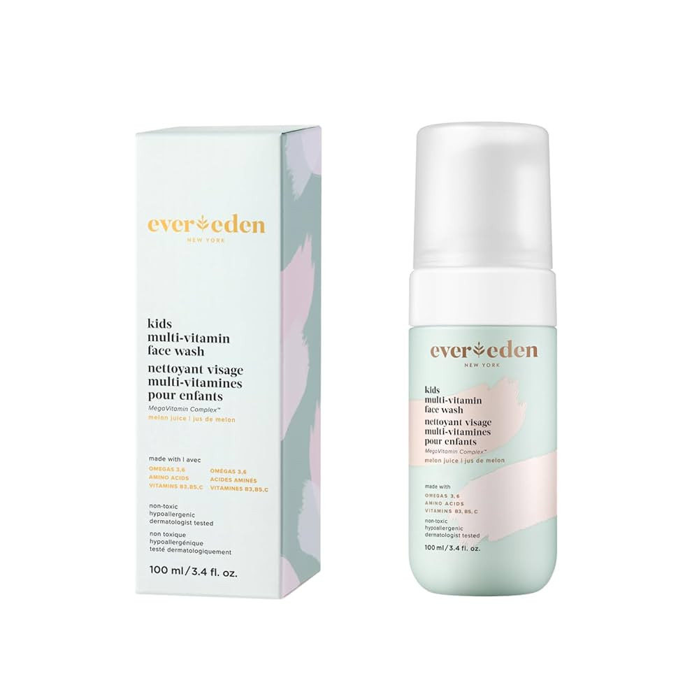 Evereden Kids Face Wash: Melon Juice, 3.4 fl oz. | Gentle Skin Care | Clean and Non-toxic Face Wa... | Amazon (US)