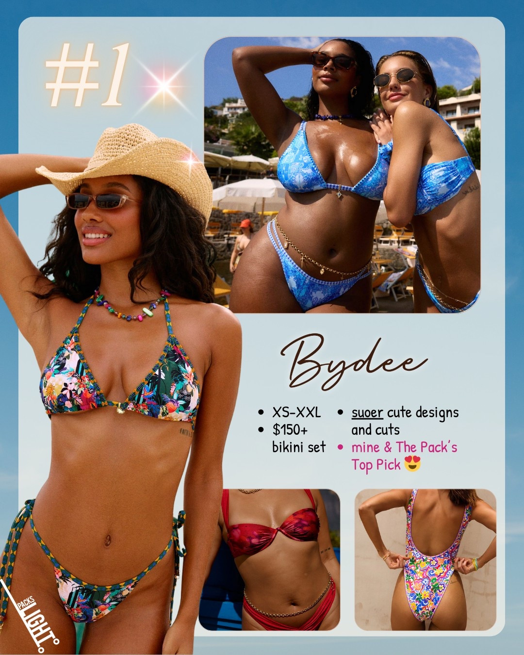 Top swimwear brands according to my community 👙: The #1 most voted swimwear is BYDEE! 

🔗packslight.com/bydee for $20 off!

#LTKTravel #LTKSeasonal #LTKSwim