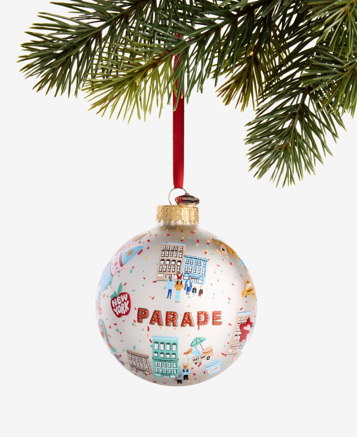 Macy's Thanksgiving Day Parade Glass Ball Ornament, Macy's Exclusive | Macy's
