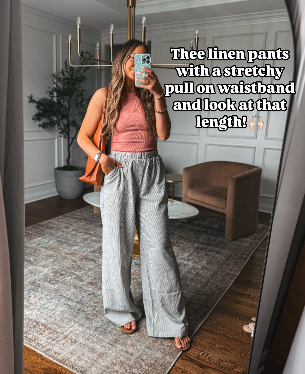 Walmart linen pull on pants that have amazing length! I am 5’8 and these fit true to size. 

#LTKStyleTip #LTKFindsUnder50 #LTKSeasonal