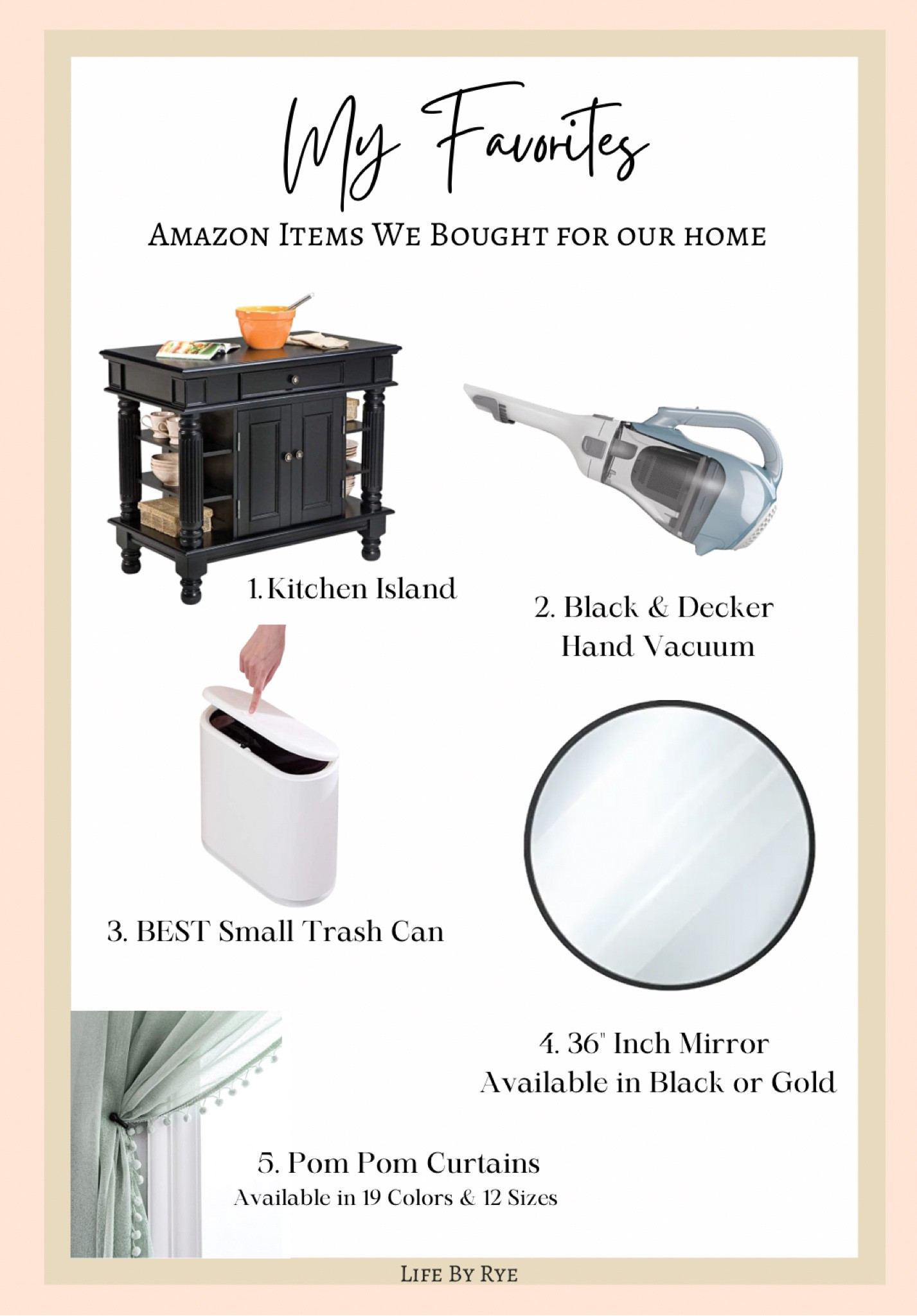 My favorite items I bought from Amazon in for our home! 

#LTKFind #LTKhome