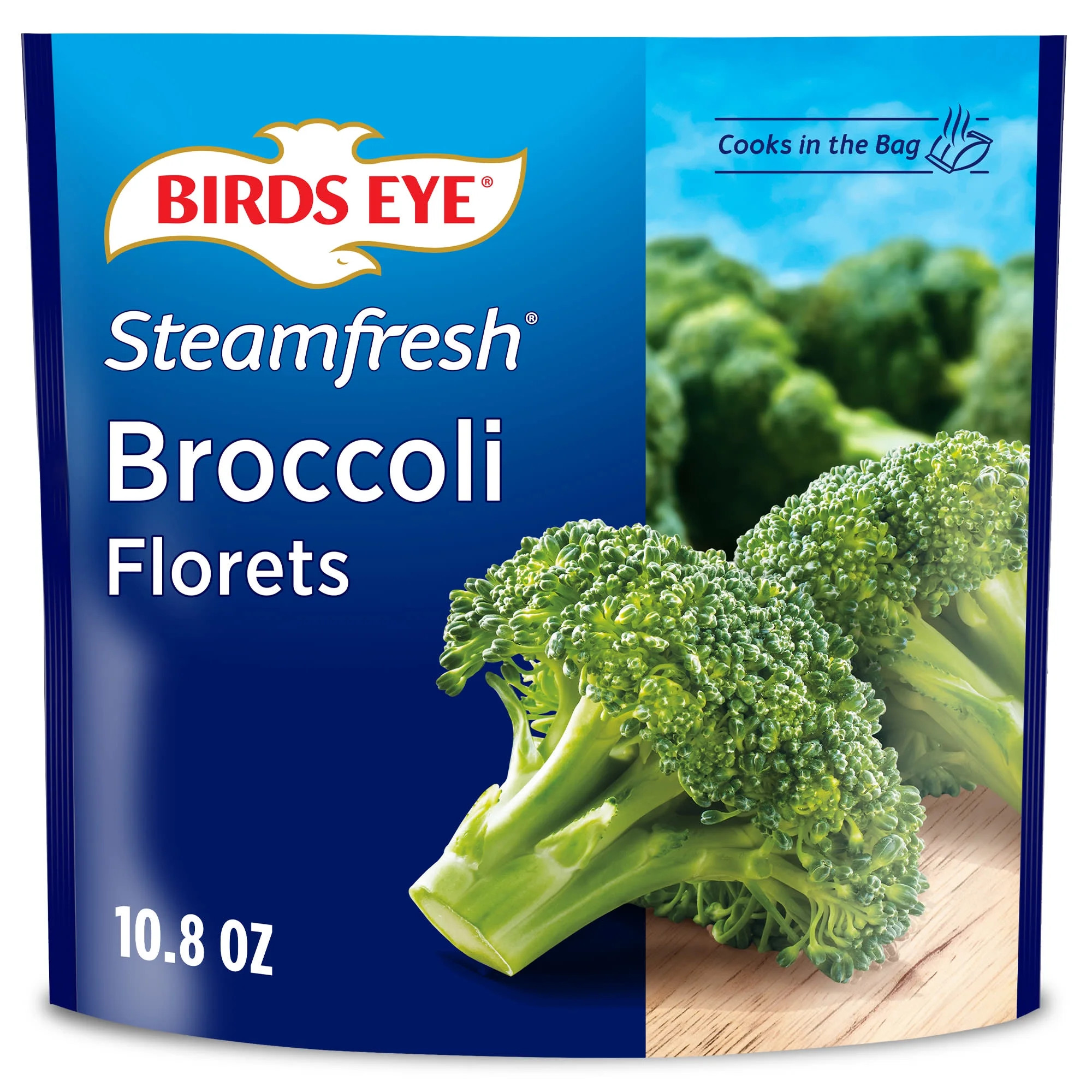 Birds Eye Steamfresh Broccoli Florets, Frozen, 10.8 oz | Walmart (US)