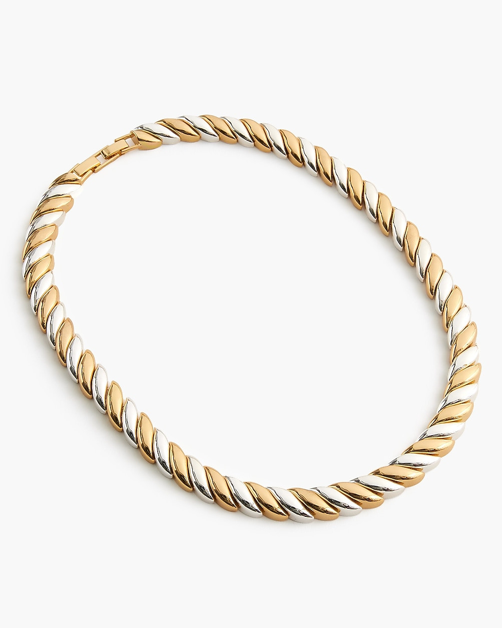 Twisted two-tone metal necklace | J.Crew Factory