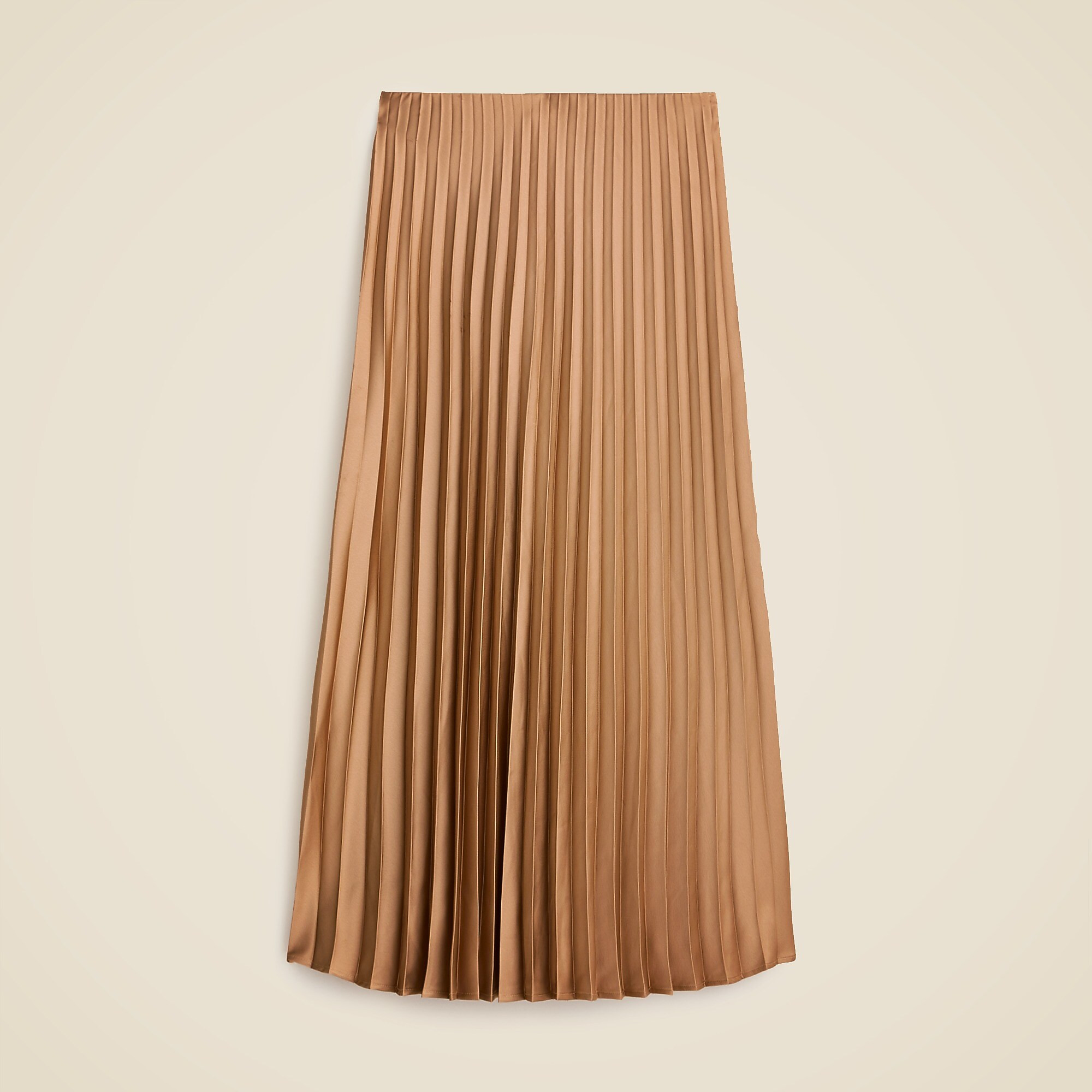 Pleated pull-on midi skirt | J. Crew US