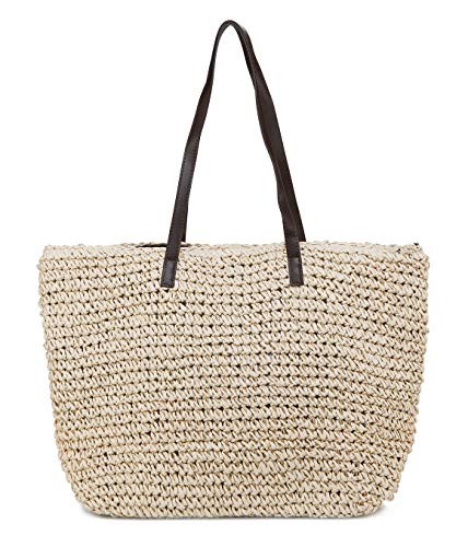 ILISHOP Hot Sale Women's Classic Straw Summer Beach Sea Shoulder Bag Handbag Tote | Amazon (US)