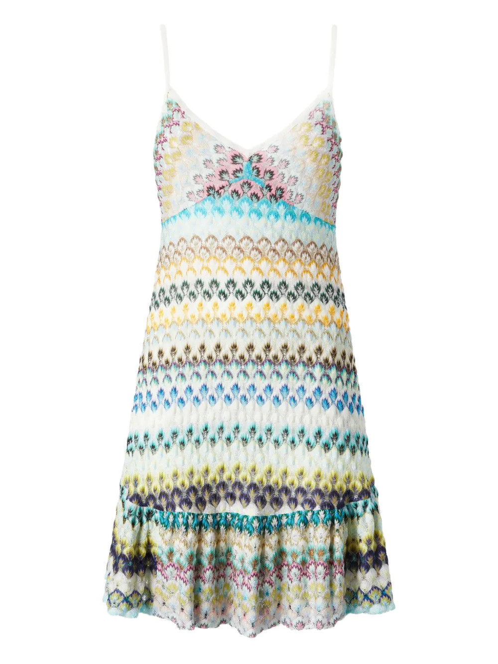 Missoni Knitted Mini Dress | Blue | FARFETCH OM | Farfetch Global