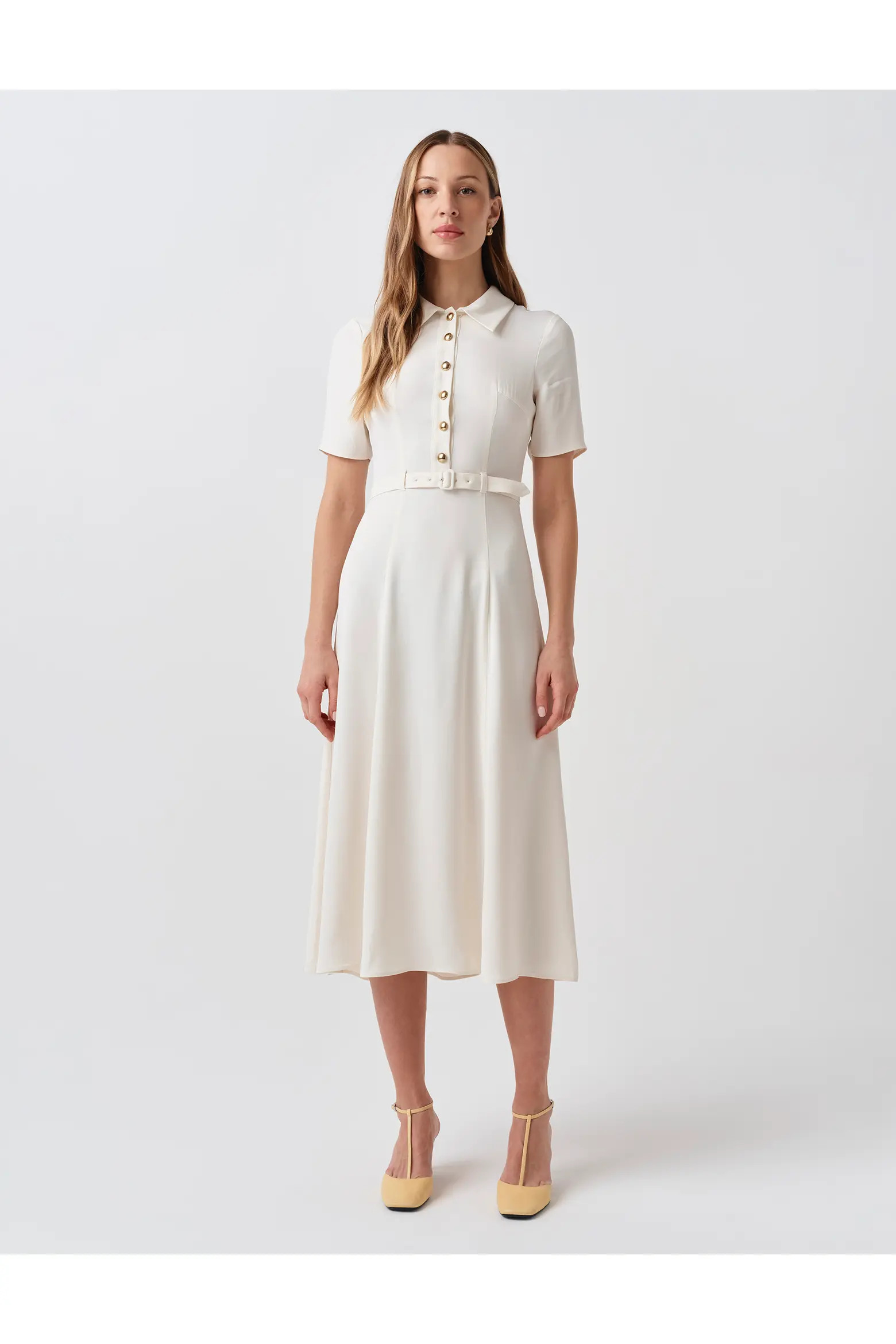 Amanda Collared Midi Shirt Dress (Women) | Nordstrom | Nordstrom