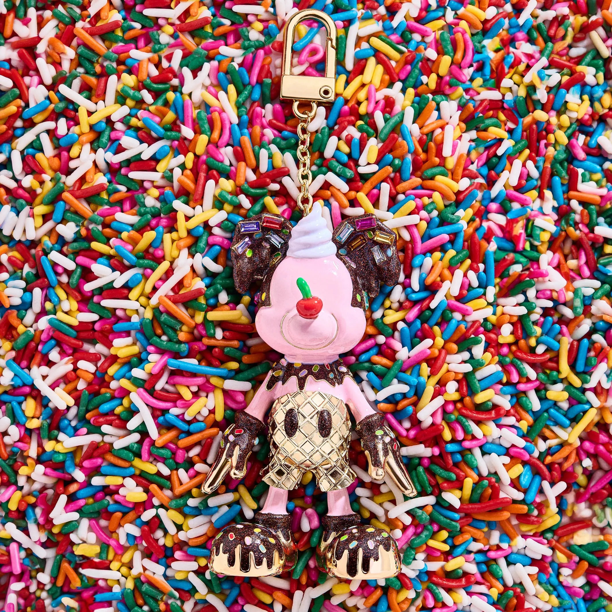 Mickey Mouse Disney Bag Charm - Mickey Mouse Ice Cream | BaubleBar