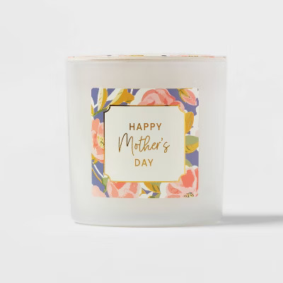 14oz Mother's Day Jar Candle Vanilla Orchid 'Happy Mother's Day' White - Opalhouse™ | Target