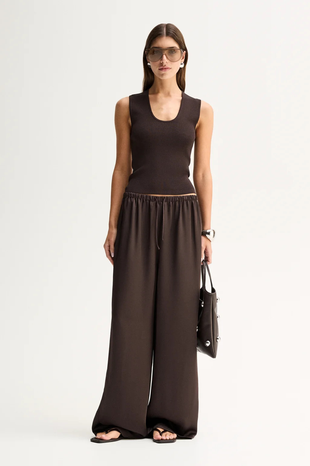 Mina Pant Chocolate | Elka Collective