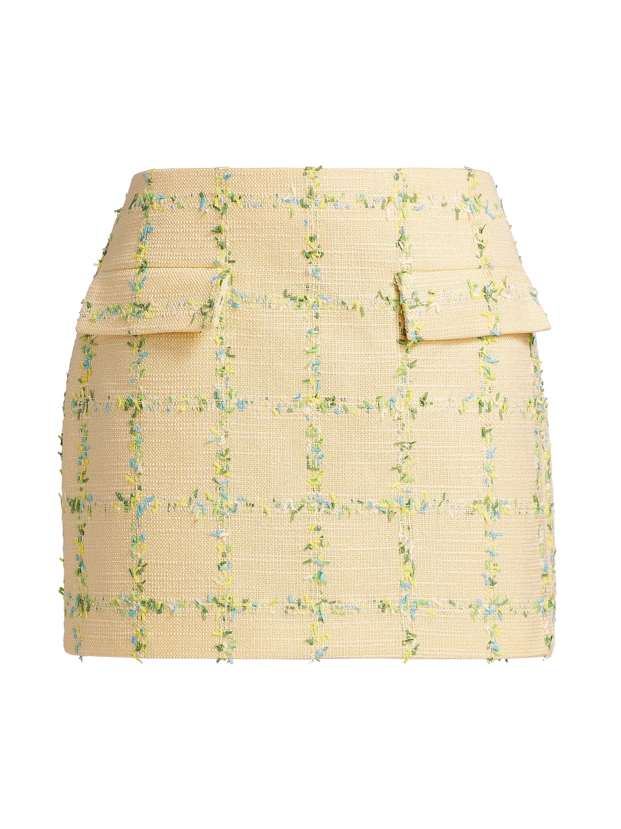 Perth Check Tweed Miniskirt | Saks Fifth Avenue