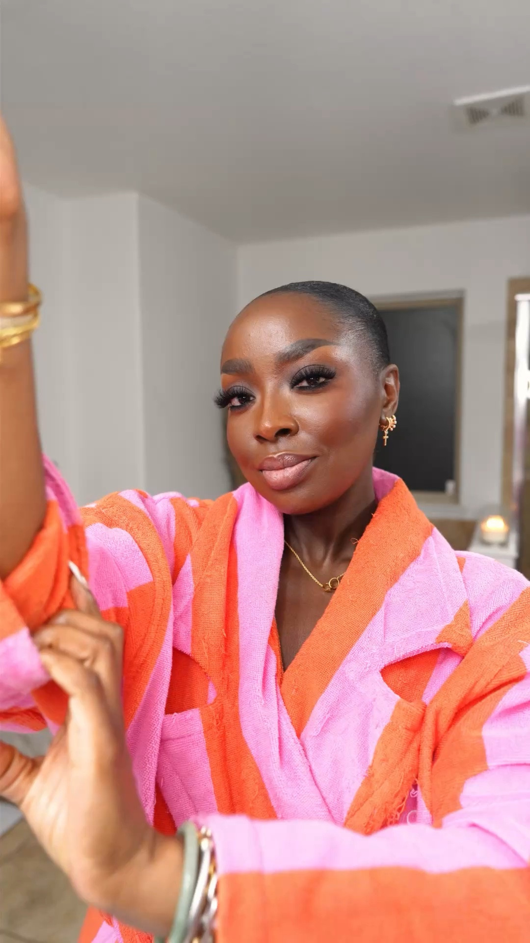 I still love a multi-step skincare routine, because I gotta get this contour out of my hairline each night! #NighttimeRoutine #Hygiene #SkinCare #MatureSkin