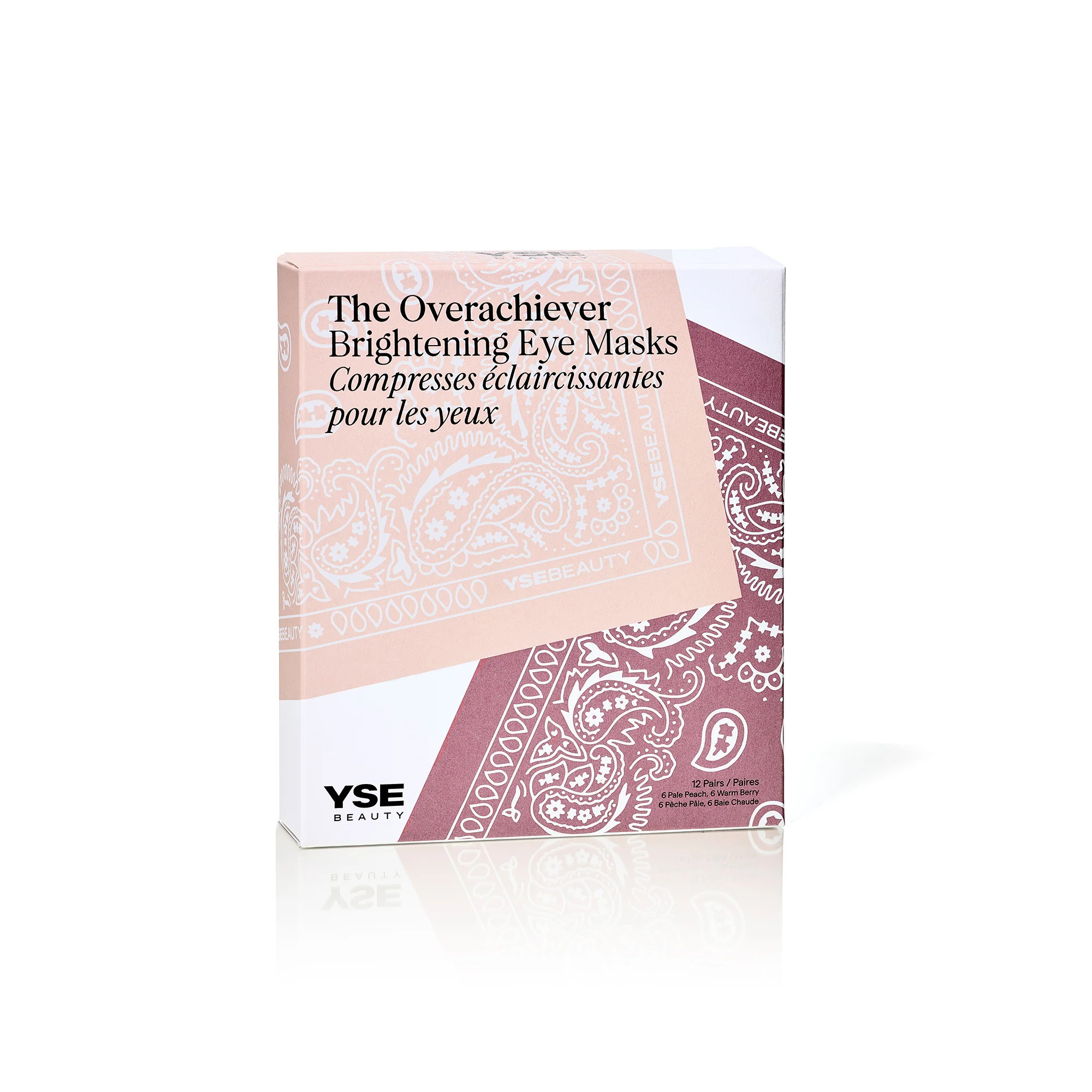 Overachiever Brightening Eye Masks Bandana Print / 12 pairs | YSE Beauty