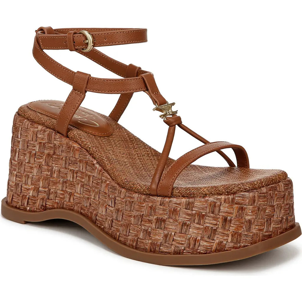 Circus NY by Sam Edelman Odette Platform Wedge Sandal in Saddle at Nordstrom Rack, Size 11 | Nordstrom Rack