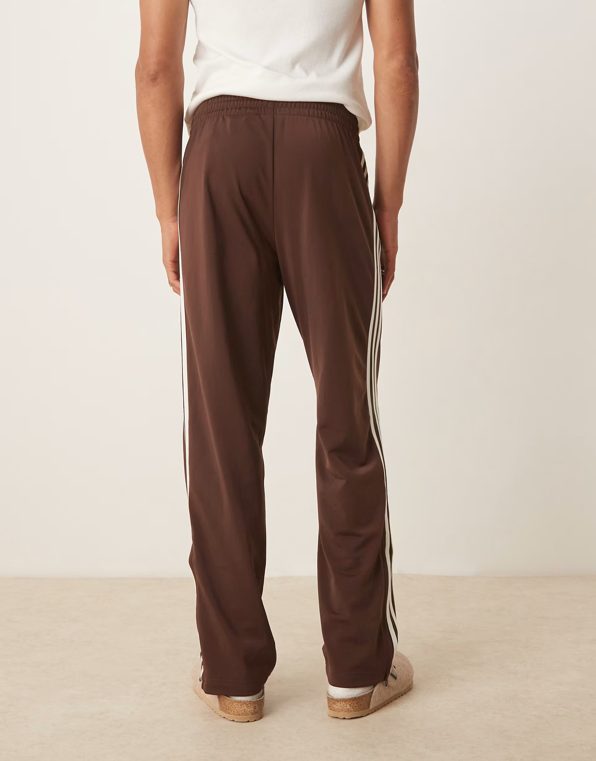 adidas Originals Firebird track pants in brown | ASOS (Global)