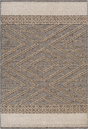 Beige Charcoal Areli Area Rug | Boutique Rugs