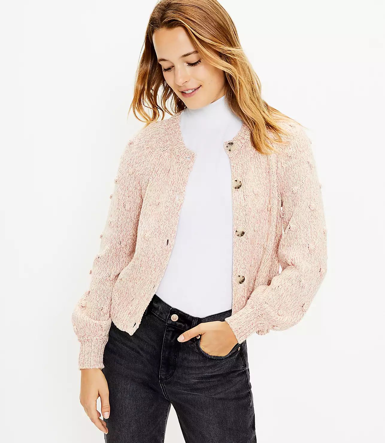 Bobble Cardigan | LOFT