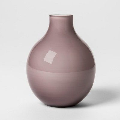3.9" x 3" Decorative Glass Vase Purple - Project 62™ | Target