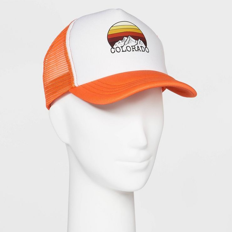 Colorado Trucker Hat - White/Orange | Target