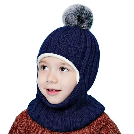 fvwitlyh Winter Hats for Boys 4t Baby Winter Hat Scarf Toddler Beaniess Hats Girl Boy With Neck Warmer Plain Baseball Hat Kids | Walmart (US)