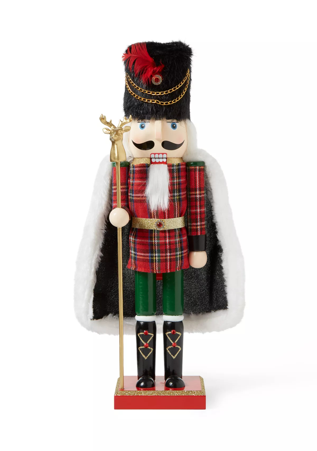 Tartan Plaid Cape Nutcracker | Belk