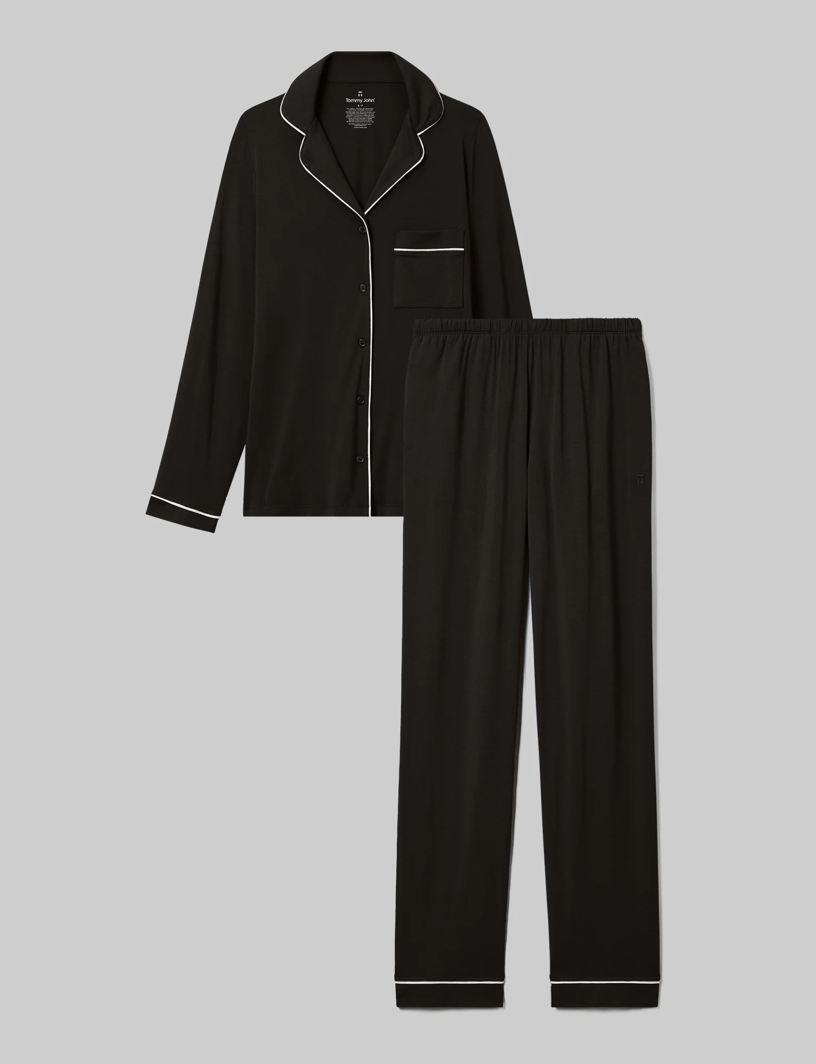 Women's Downtime Long Sleeve Pajama Top & Pant Set | Tommy John