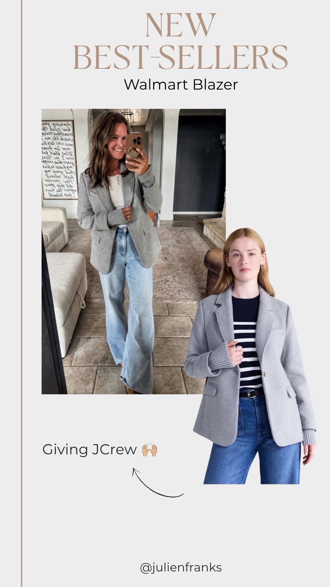 This jacket reminds me of Jcrew! #work #jacket #walmartfashion

#LTKOver40 #LTKWorkwear #LTKootd