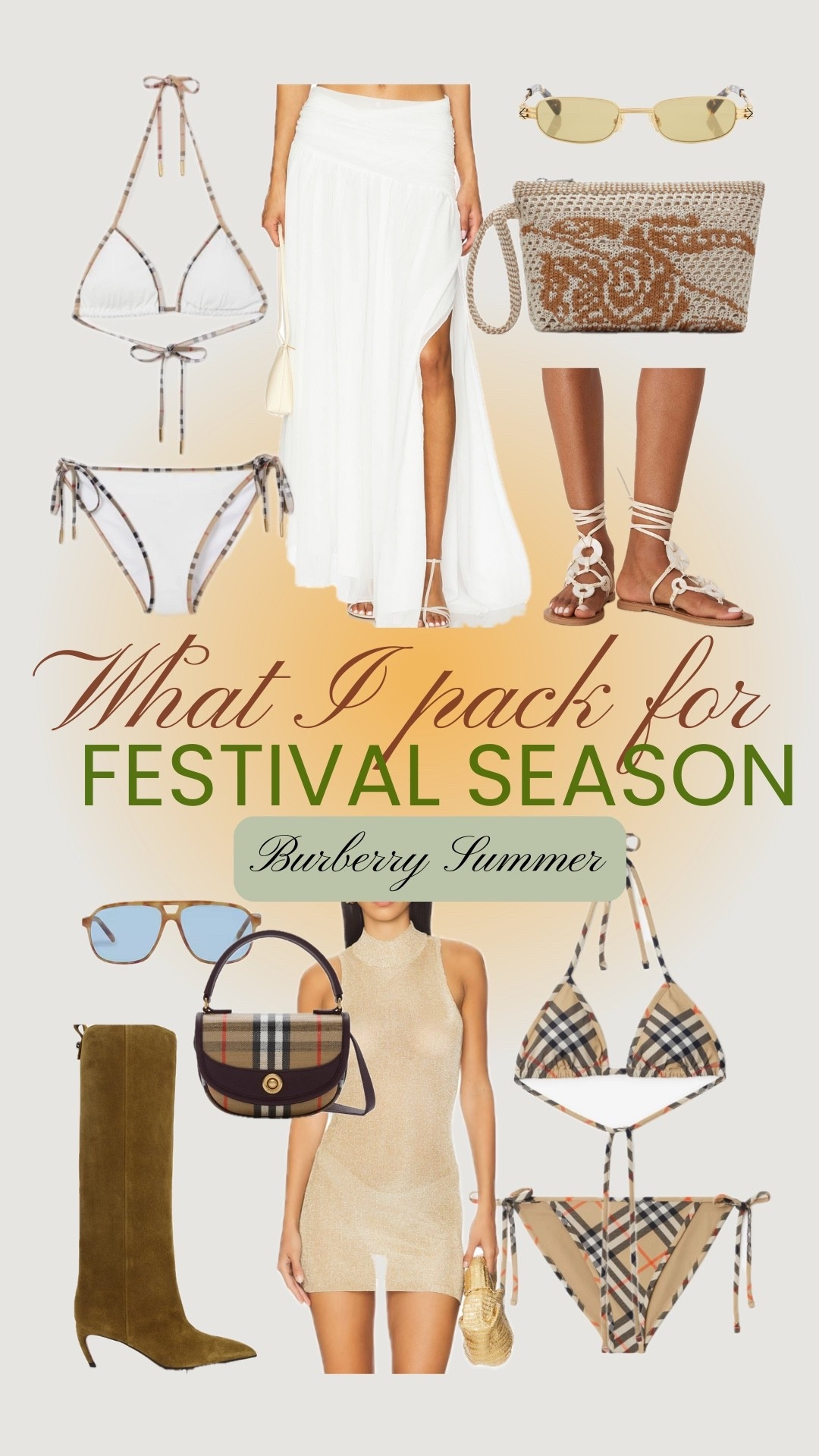 Festival Saison mit Burberry-Statementpieces 🖤🧳
Luxuriöse Bikinis, dezente Töne & zeitlose Cuts – diese Festival-Looks verbinden Eleganz mit Coolness. Shoppe die edelsten Teile für deinen stilvollen Festival-Moment.

#LTKstyletip #LTKdeutschland #LTKluxury