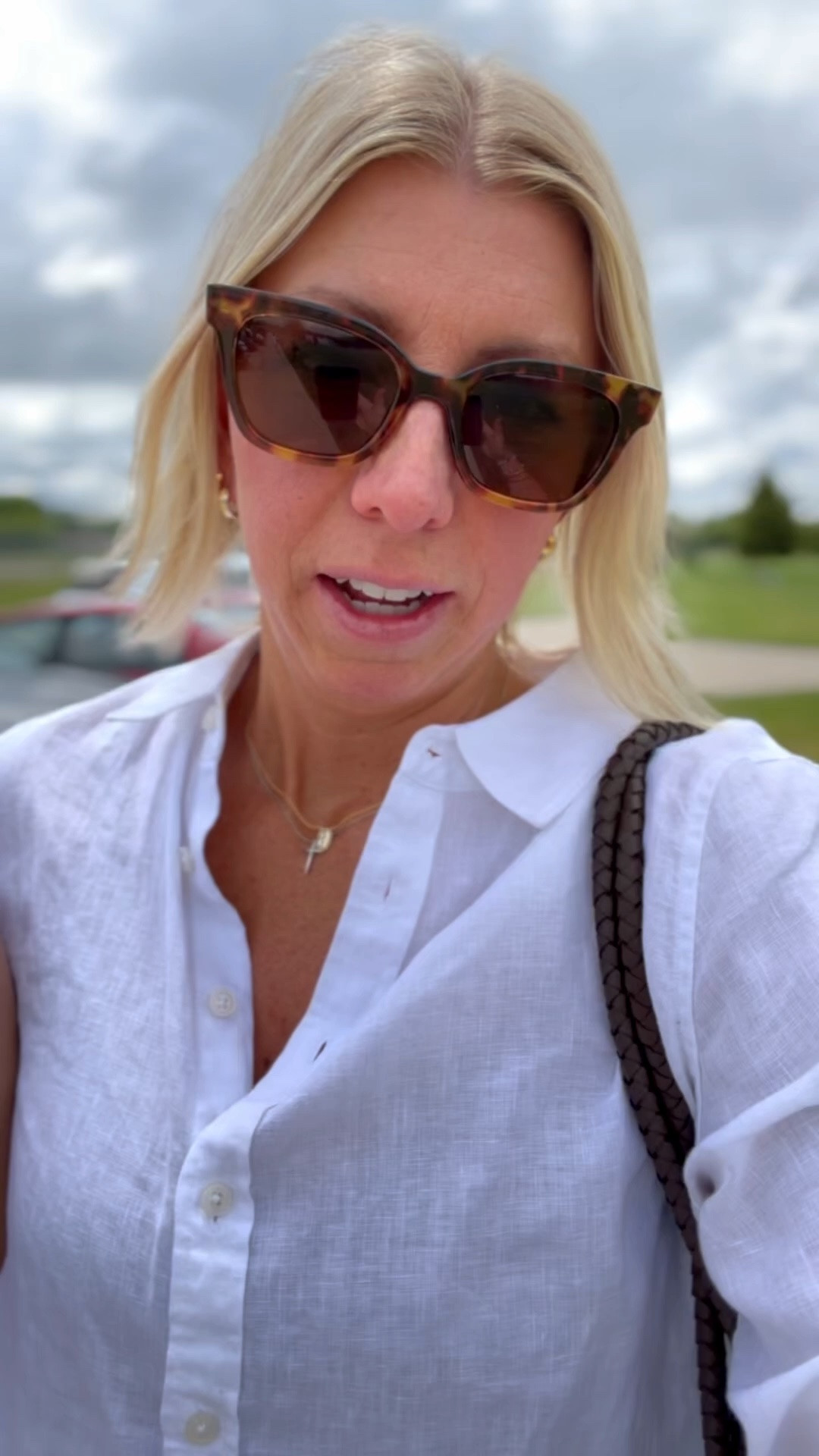 Look chic in the heat: this linen top is light weight, and perfect for HOT temps- but looks elevated. I sized up to a large for an oversized fit. 
I’m currently 21 weeks pregnant

#LTKootd #LTKBump #LTKOver40