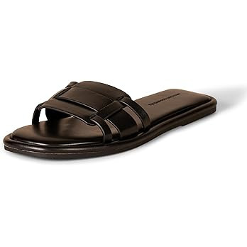 Amazon Essentials Women's Woven Padded Slide Sandal | Amazon (US)