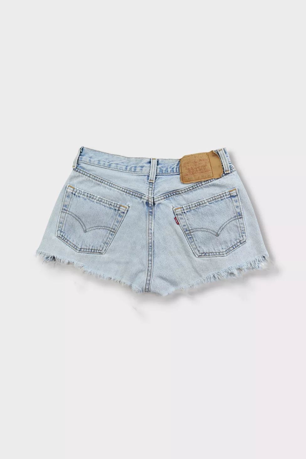 Vintage 90s Levi’s 501 Grungy Light Wash Button Fly Shorts | Urban Outfitters (US and RoW)