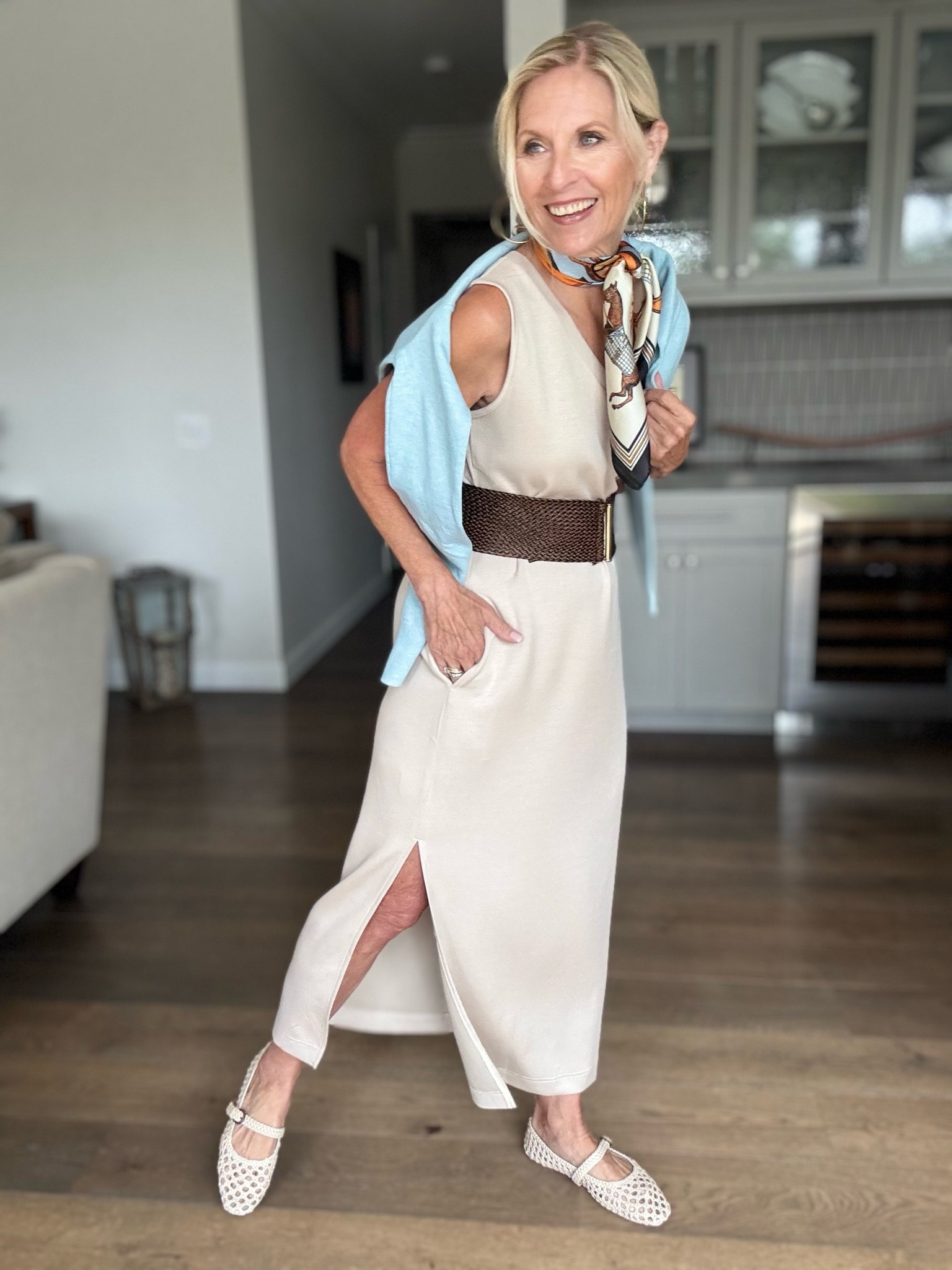 How to accessorize a simple dress.

This dress is under $30, so affordable but look how this look changes when you add accessories. Everything is from Amazon.

Follow me for more 50+ style inspiration.

#LTKootd #LTKOver40