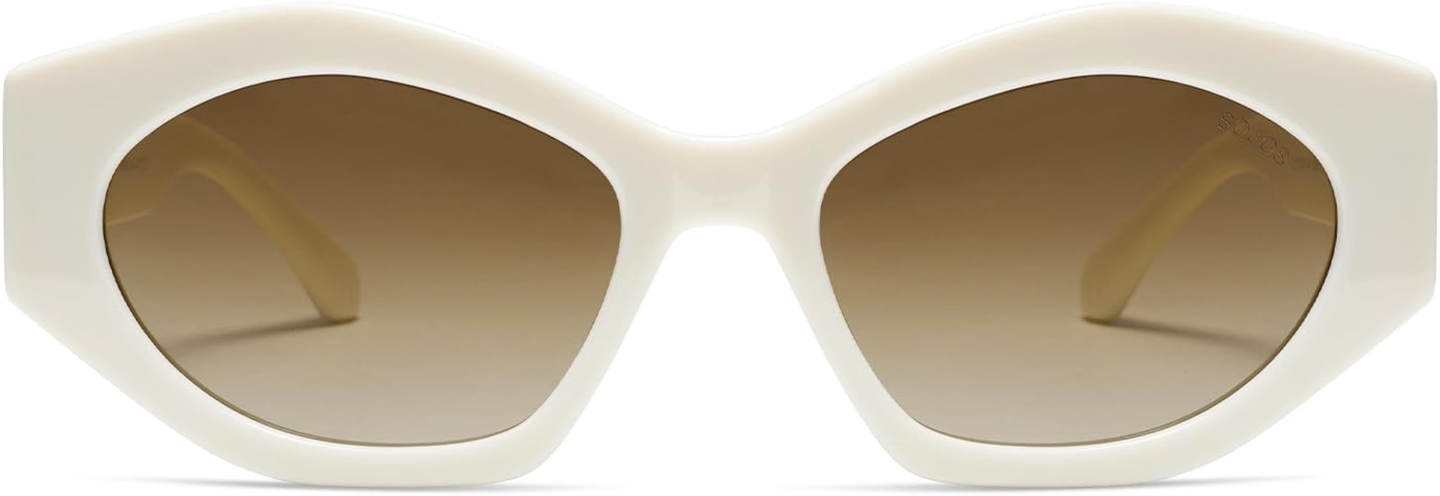 SOJOS Trendy Hexagonal Polarized Sunglasses for Womens Mens,Retro Polygon Shades Plastic Frame Su... | Amazon (US)