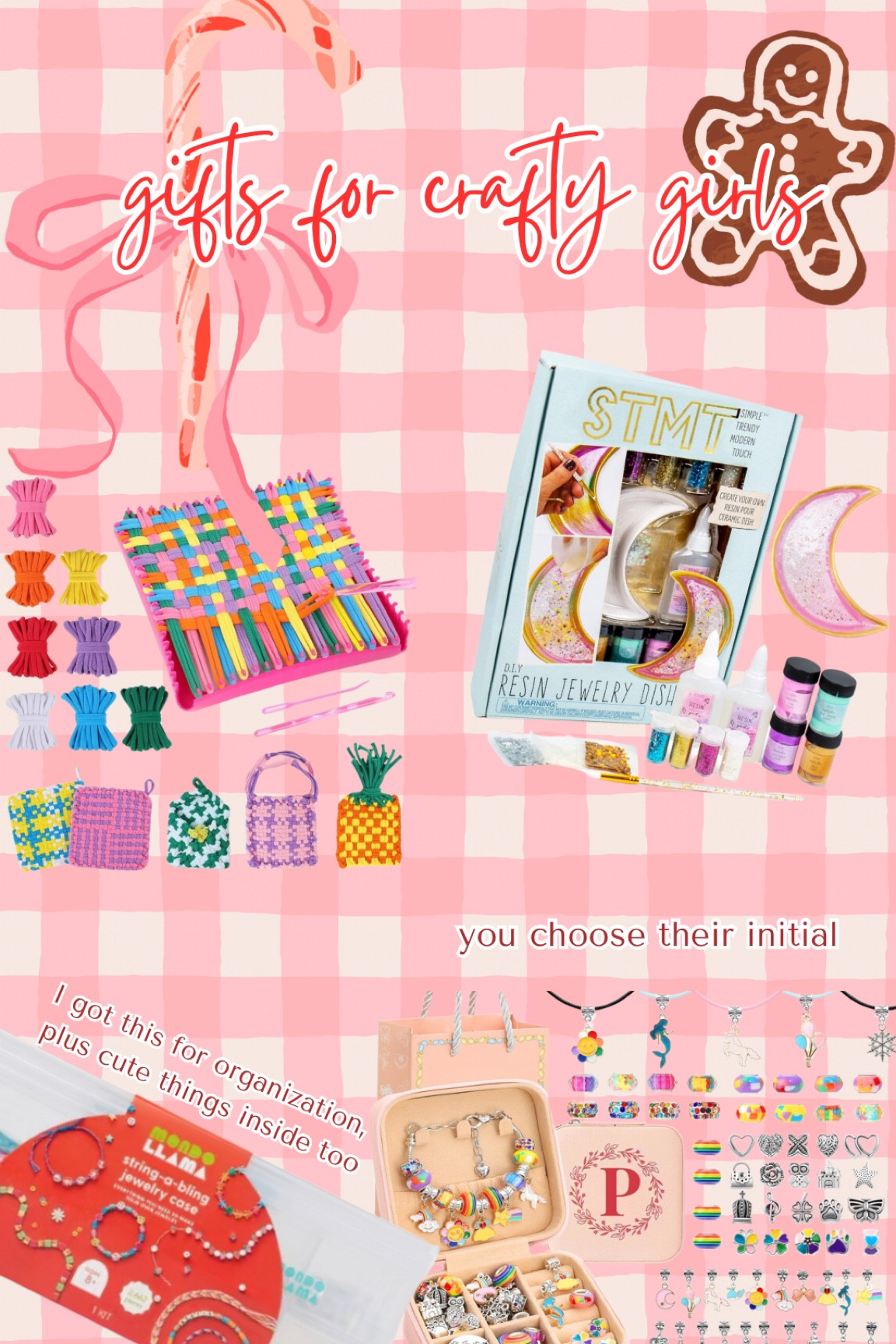 My daughter has always been crafty and loves making vs playing. I love the bead set with custom jewelry holder… it looks so custom and special (especially for this price)! 🎀🎨 

#LTKCyberWeek #LTKHoliday #LTKGiftGuide