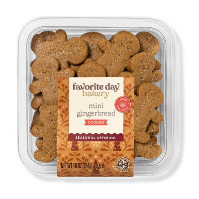 Christmas Gingerbread Man Cookies - 10oz/25ct - Favorite Day™ | Target