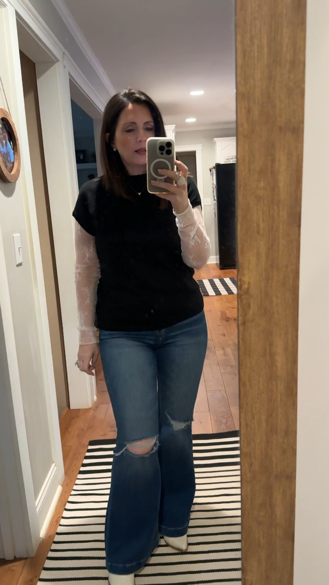 I was pleasantly surprised with how great these mesh tops are under short sleeves to wear in the cooler temps. The white is sold out but I’ll keep a watch for a restock  I’m in a medium  

#LTKMostLoved #LTKStyleTip #LTKOver40