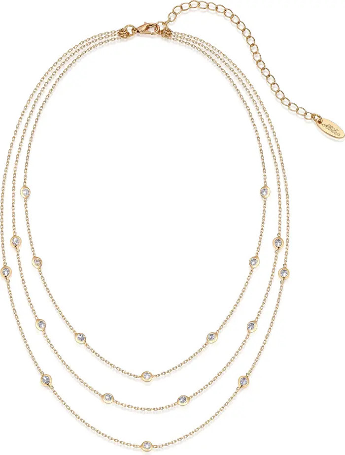 Crystal Station Layered Necklace | Nordstrom