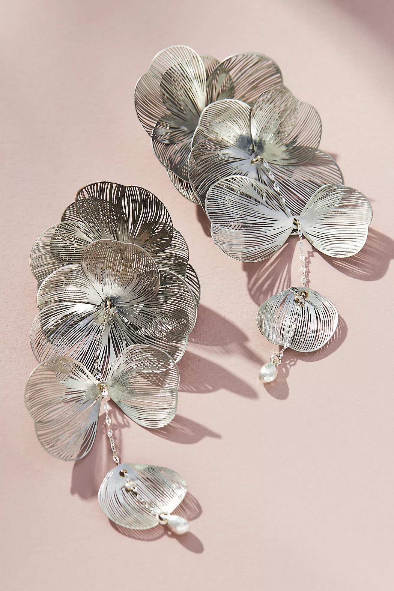 Tiered Floral Drop Earrings | Anthropologie (US)