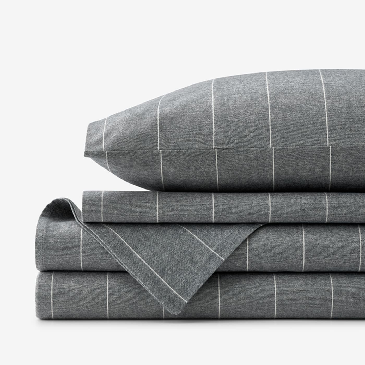 Legends Hotel™ Bromley Yarn-Dyed Velvet Cotton Flannel Sheet Set | The Company Store