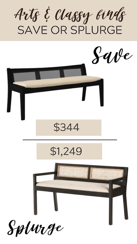 Looking for some new home decor ideas but don't want to break the bank? Check out these chic (and affordable) options that will let you save or splurge. From sofas to coffee tables, these pieces will add style to any room in your home. So which will you choose?


Bench | Cane Bench | Cane Furniture | Black Bench | Entryway Decor | Dining Room Decor | Save or Splurge 

#LTKhome #LTKsalealert #LTKstyletip