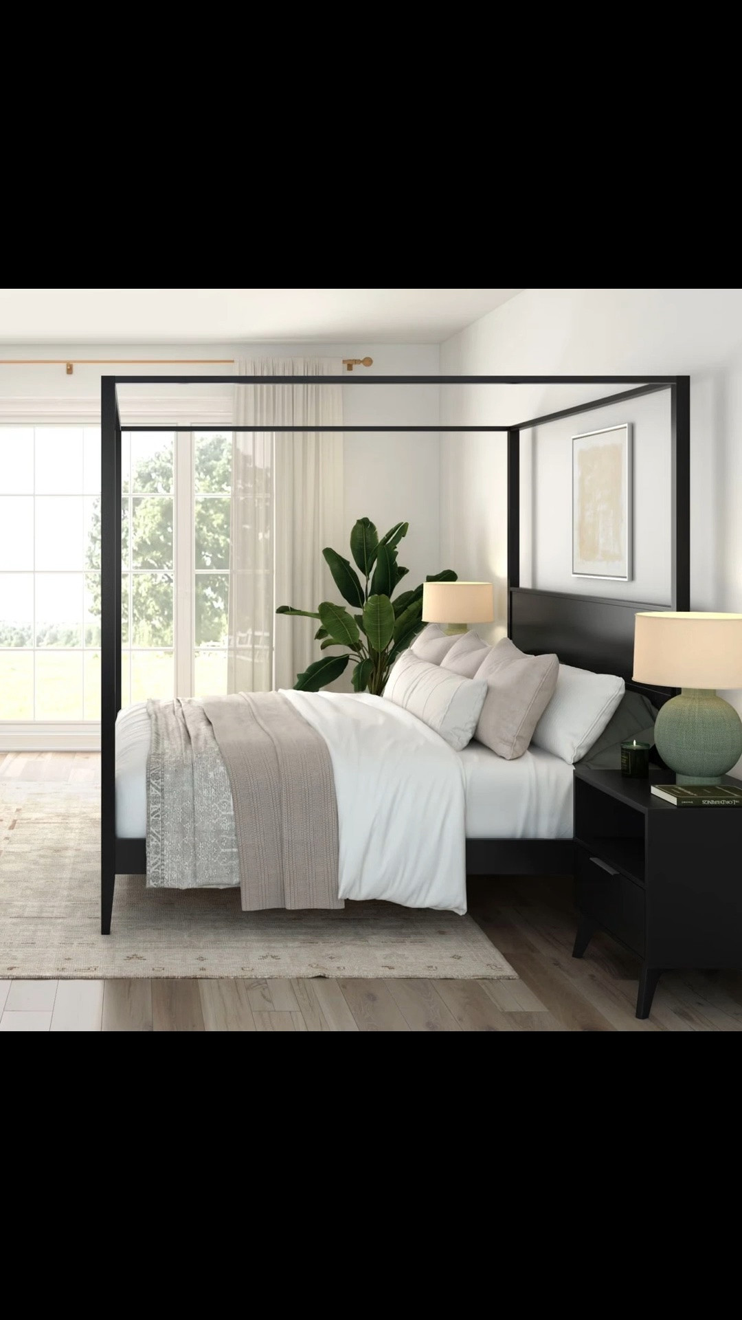 Haven Canopy Bed with Square Post and Wood Headboard

#LTKxMadewell #LTKmomlife #LTKmorningroutine