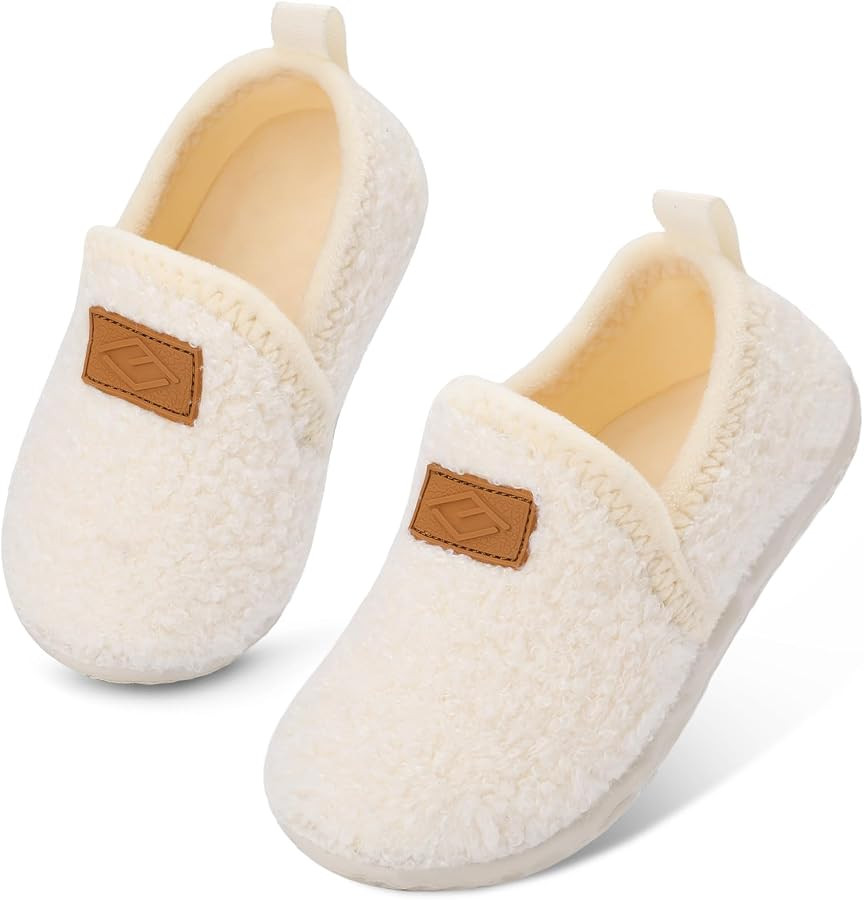 Lefflow Toddler Slippers Boys Girls House Shoes Slip on Baby Sock Shoes Lightweight Outdoor Walki... | Amazon (US)