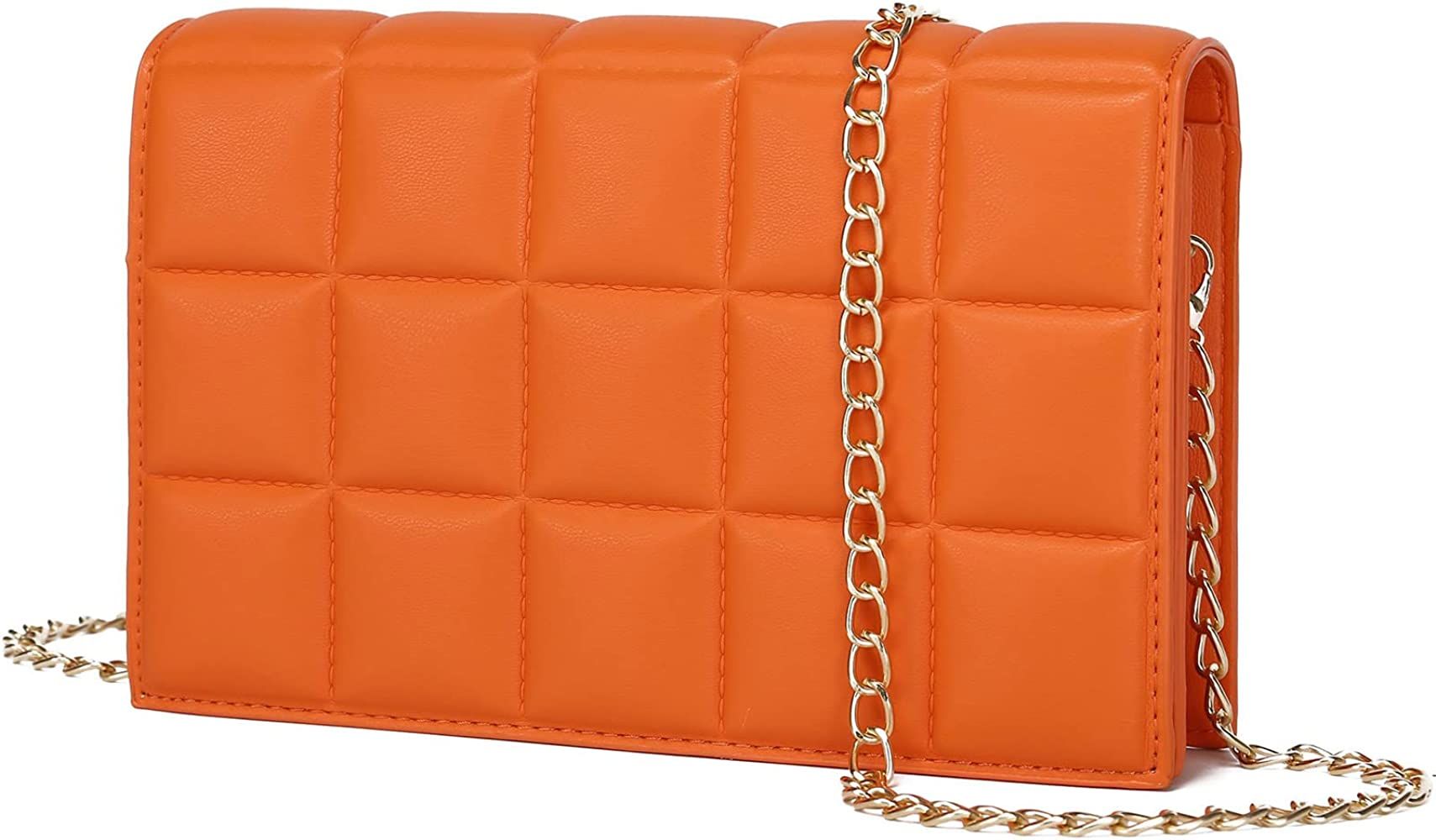YIKOEE Quilted Chain Mini Shoulder Purse for Women | Amazon (US)
