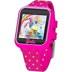 Accutime Kids Mattel Barbie Pink Educational Learning Touchscreen Smart Watch Toy for Girls, Boys... | Amazon (US)